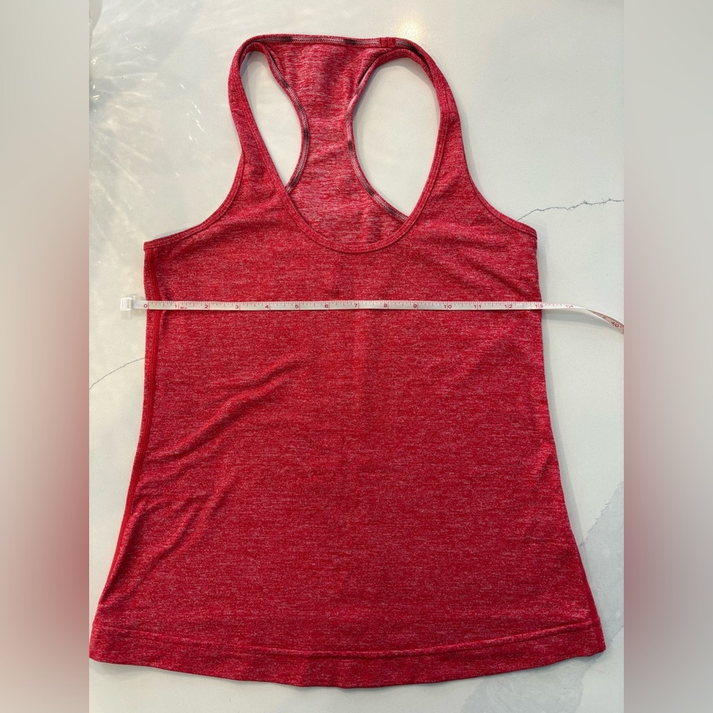 Lululemon Women's Red Racerback Tank Top - Picture 5 of 5